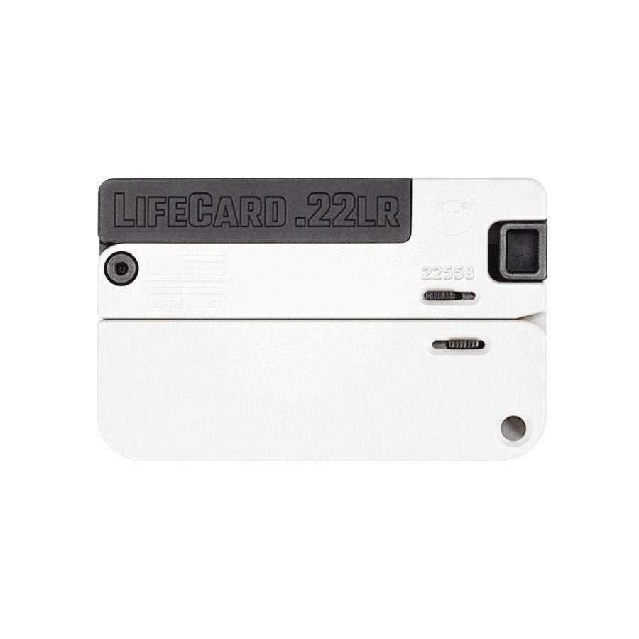 LIFECARD .22LR / ALL ALUMINUM – BRIGHT WHITE